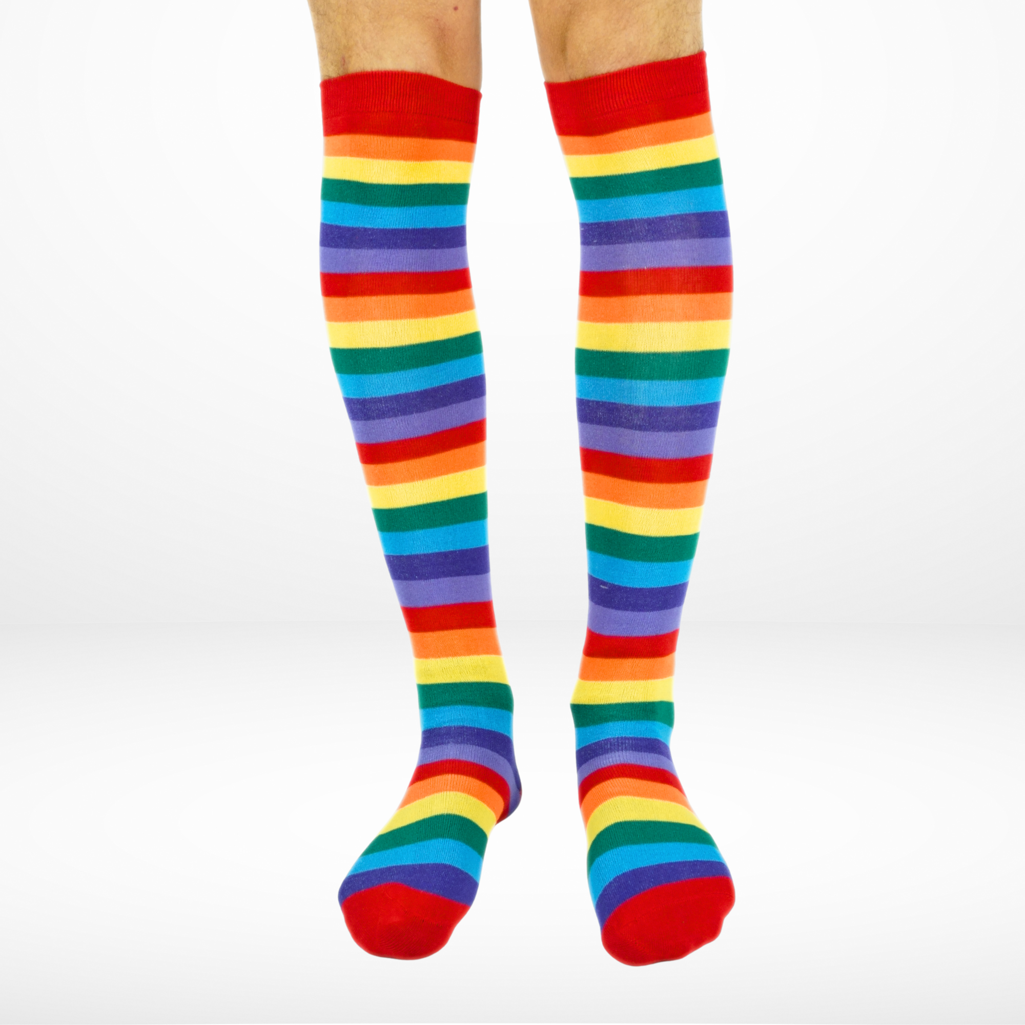 Rainbow Knee-High Socks