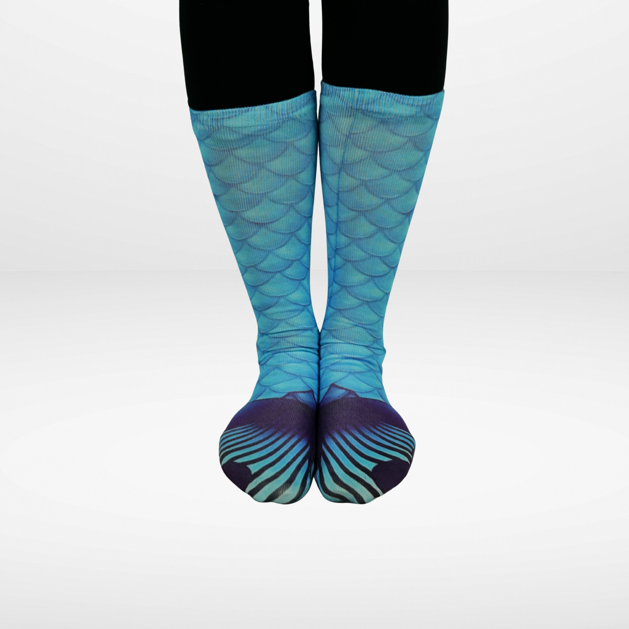 Mermaid Tail Calf-Length Socks