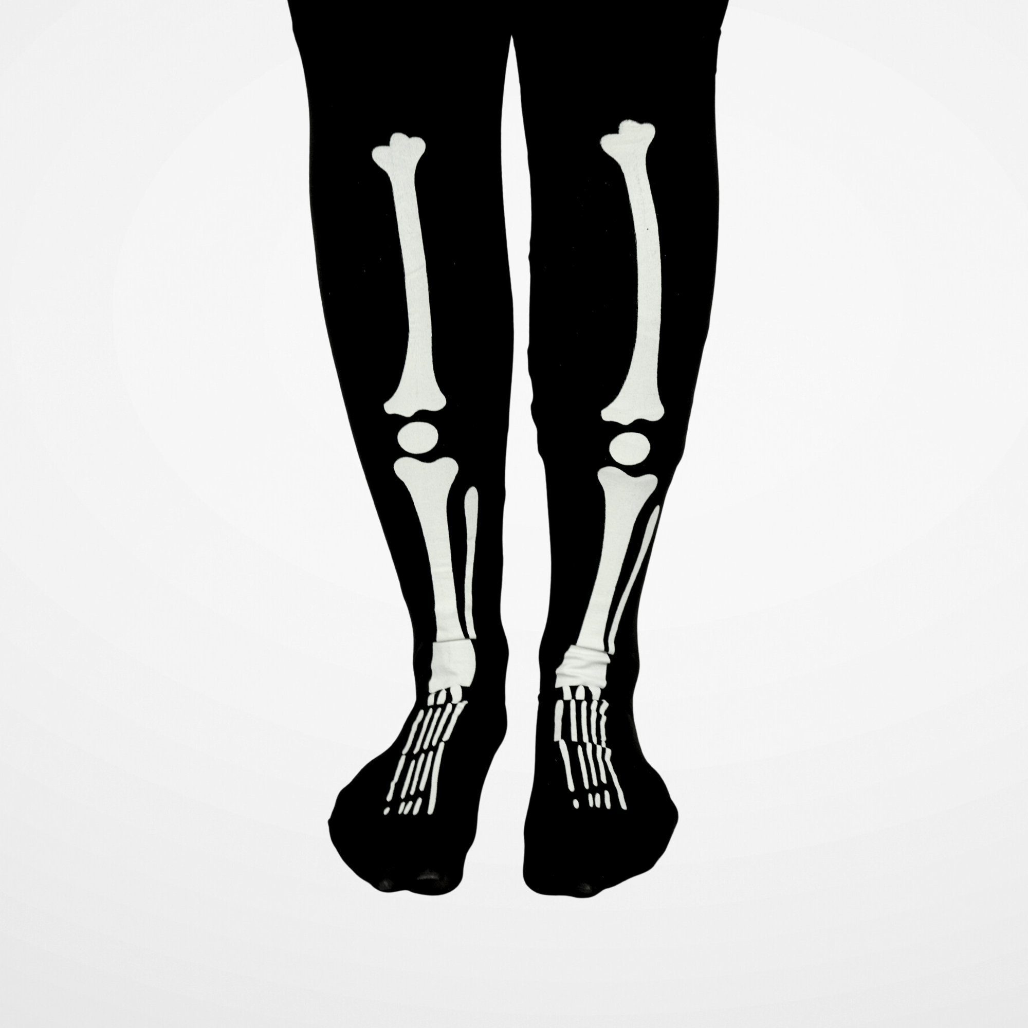 Skeleton Knee-High Socks
