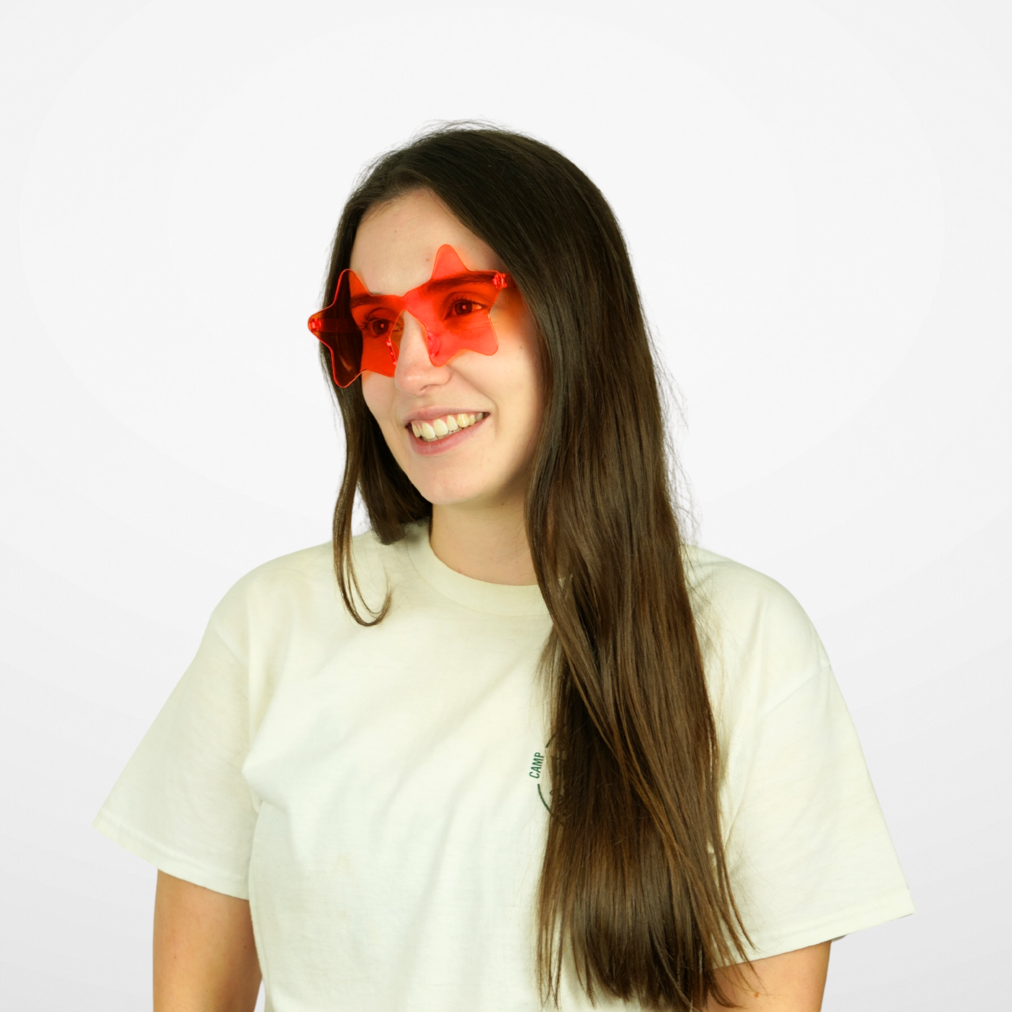 Tinted Frameless Star Glasses