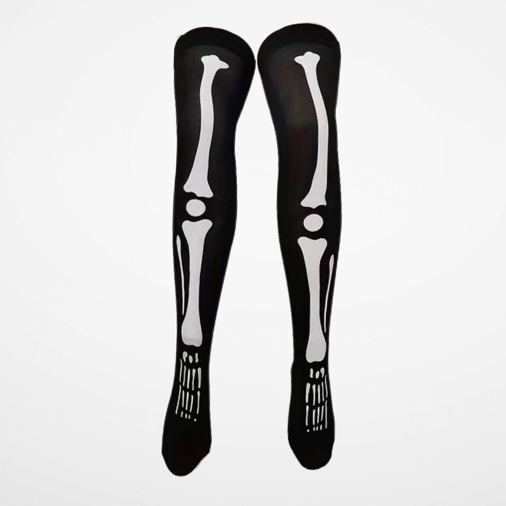 Skeleton Knee-High Socks