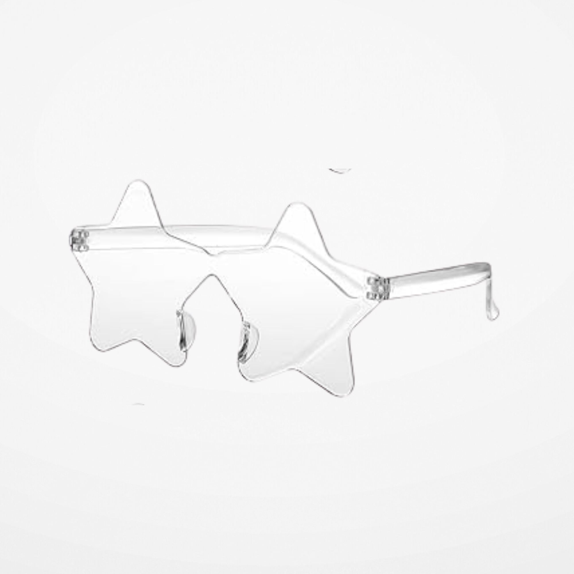 Tinted Frameless Star Glasses