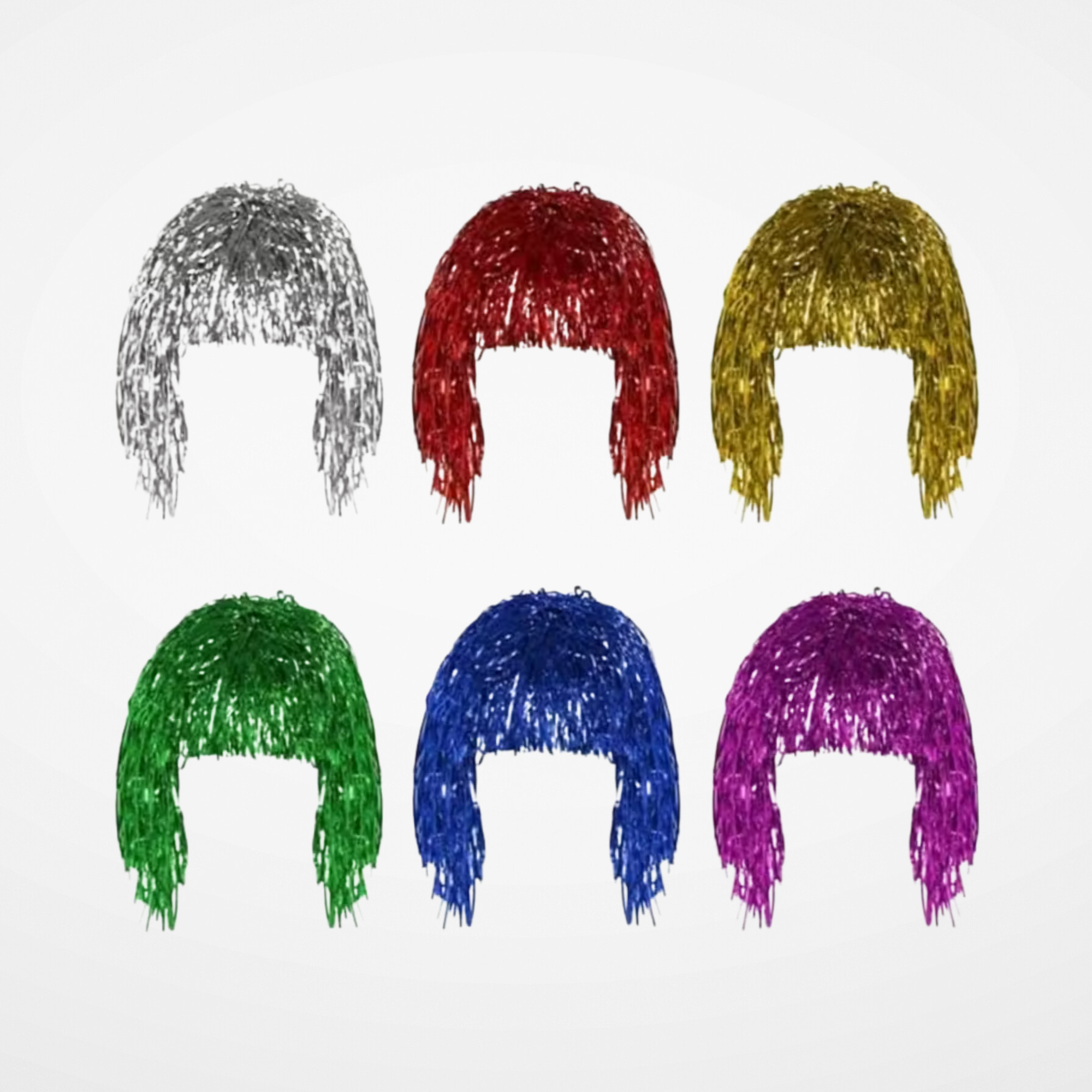 Coloured Foil Wig